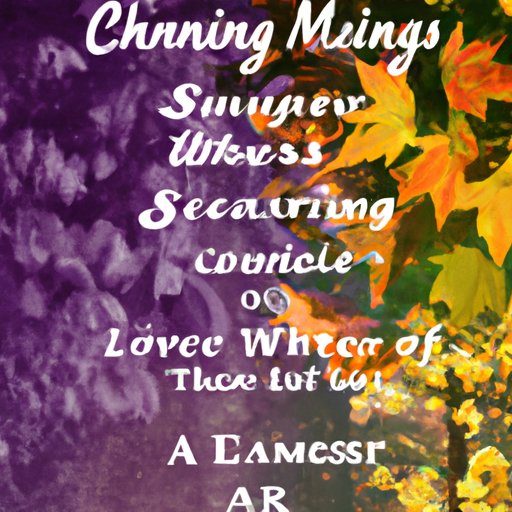 The Music and Lyrics of Change of Seasons