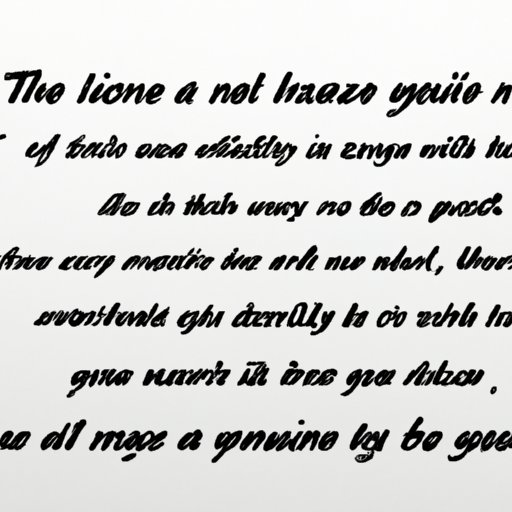 The Powerful Message of a Well Respected Man: An Exploration of His Song Lyrics