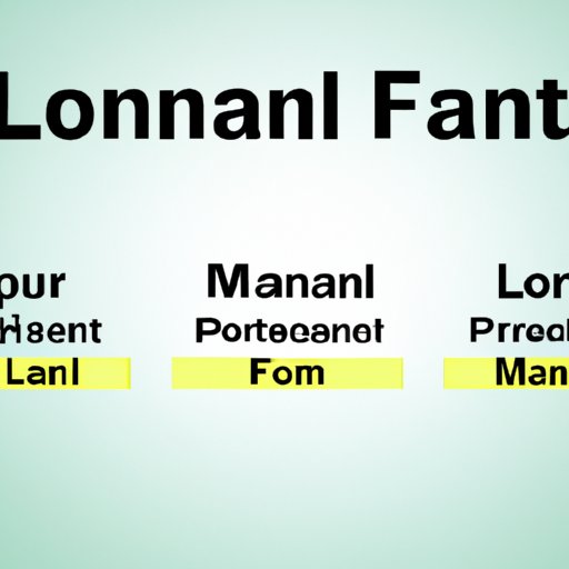Comparing All One Main Financial Loans to Other Types of Loans
