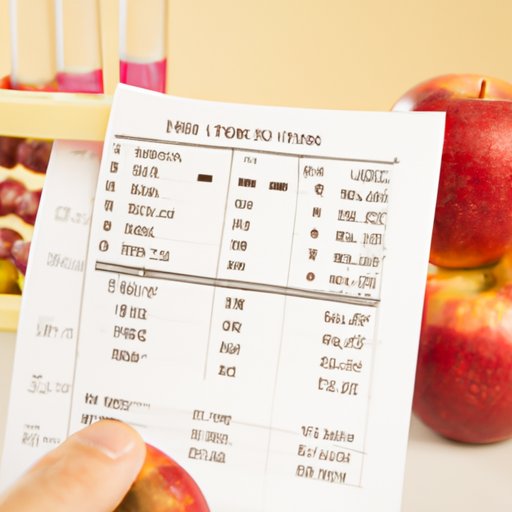 Analyzing the Nutritional Content of Apples