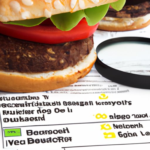 Analyzing the Nutritional Value of Burgers
