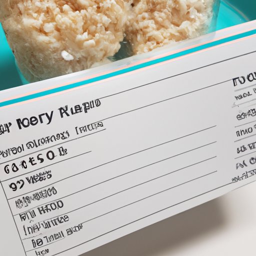 Looking at the Sugar Content of Rice Krispies Treats