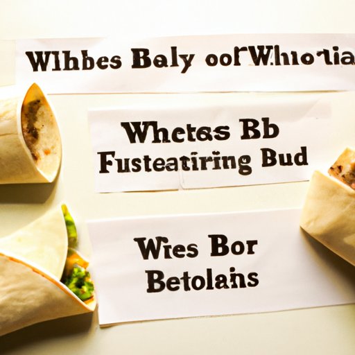 Analyzing the Health Benefits of Wraps Compared to Other Fast Food Options