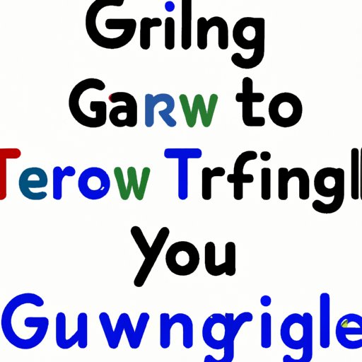 How to Use Google Effectively for Research