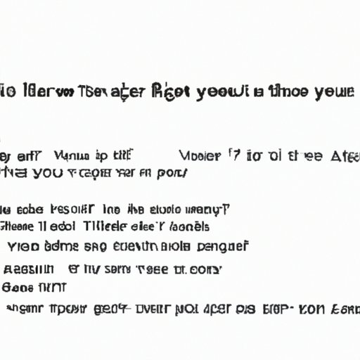 An Analysis of the Meaning Behind the Lyrics of