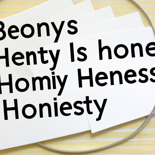 The Power of Honesty: Examining the Benefits of Being Honest in Life