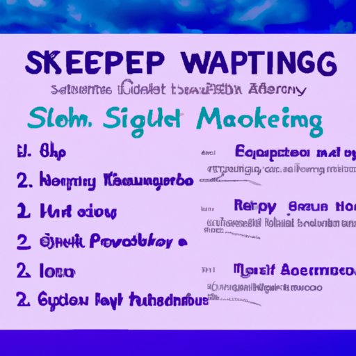 Strategies for Improving Sleep Quality