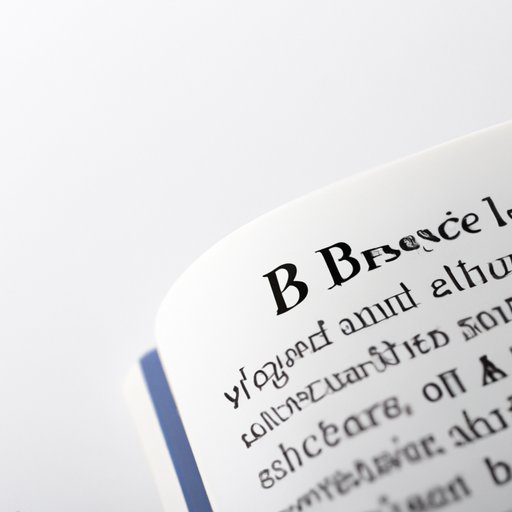 B. Purpose of the Article