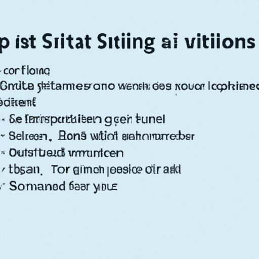 Recommended Settings and Tips for a Smooth Transaction