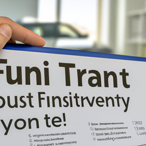 What You Need to Know Before Financing a Vehicle in a Trust