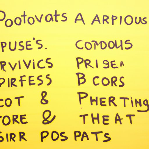 Overview of Pros and Cons