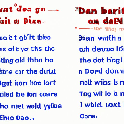 Comparing and Contrasting