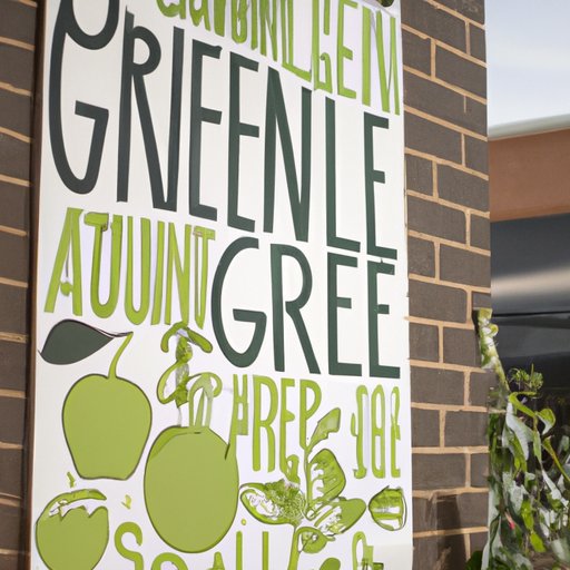 Going Green in Greenville: Finding Sustainable and Healthy Eating Options