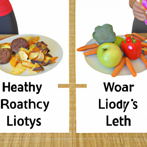 Comparing the Weight Loss Results of Eating Healthy vs Unhealthy Foods