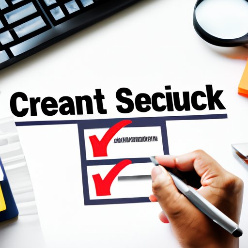 Examining the Security Finance Credit Check Process