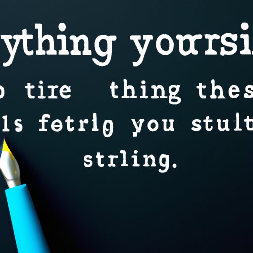 Writing with Personality: Making Your Text Stand Out