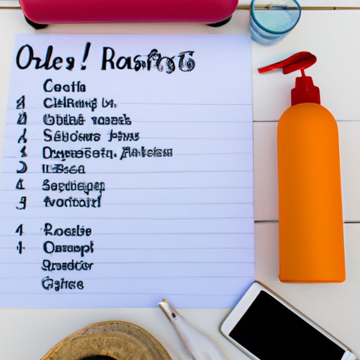 Liste des Articles Essentiels à Apporter pour un Voyage Sans Risque