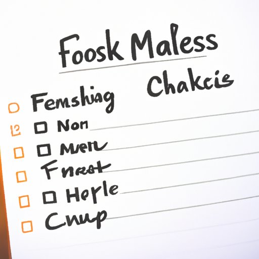 Creating a Financial Checklist: Analyzing Your Current Situation