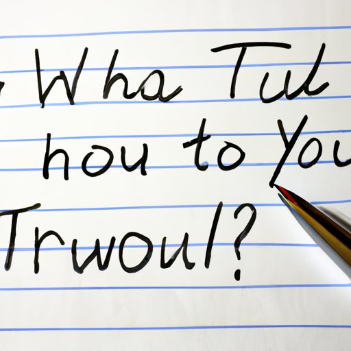 Writing an Article on