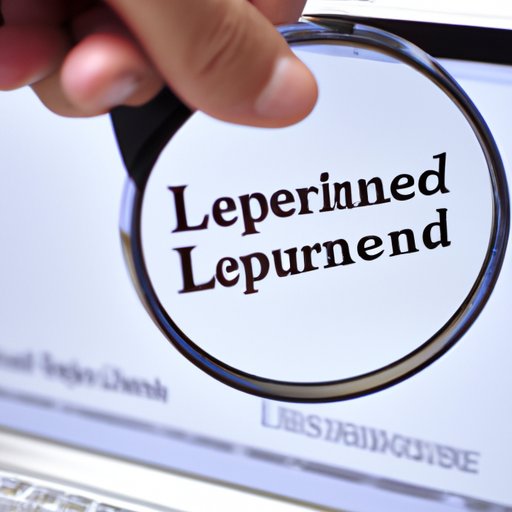 Conduct an Internet Search for License Suspension Information