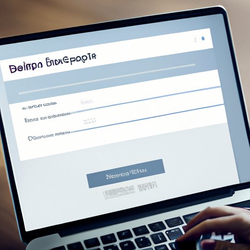 Signing Up for an Online Account