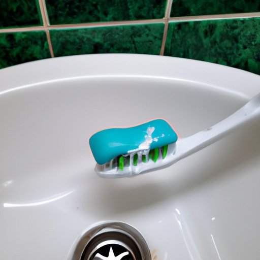 Using a Toothbrush and Mild Soap