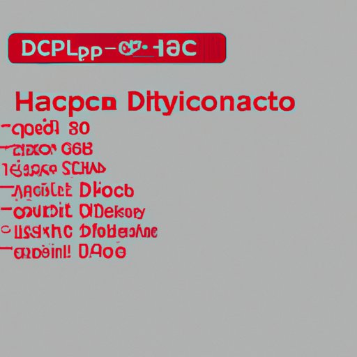 Check DHCP Logs for Connected Devices