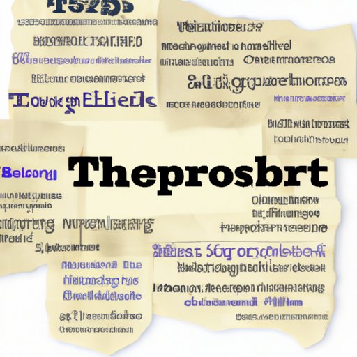 Overview of the Topics Covered in the Article