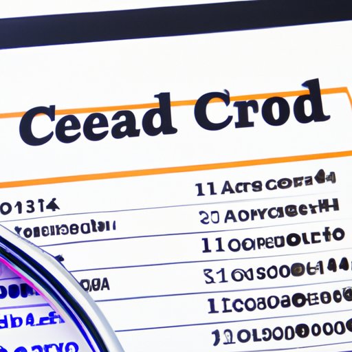 Examining Your Credit Score and History