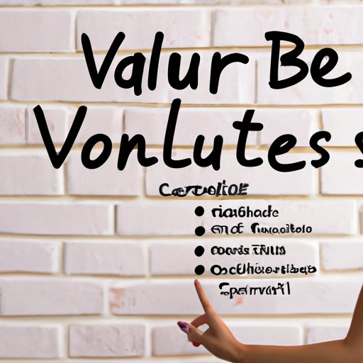 Consider Your Values and Goals