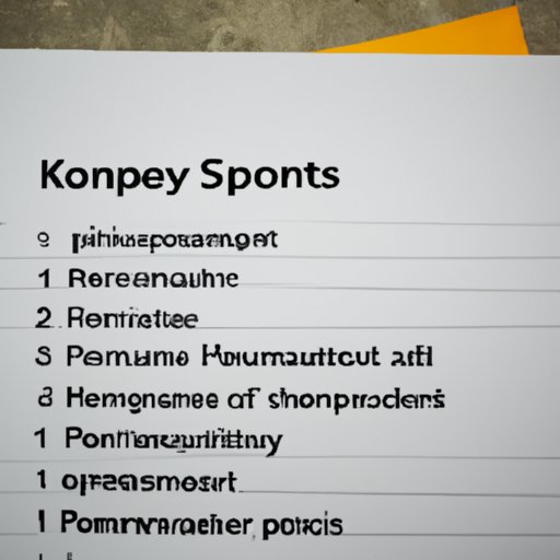 Summary of Key Points