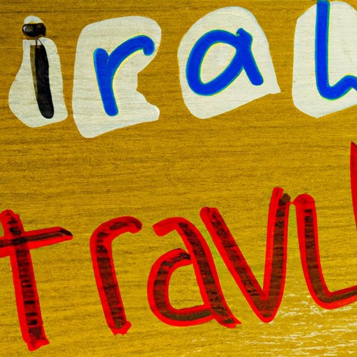 The Art of Spelling: How to Spell Travel