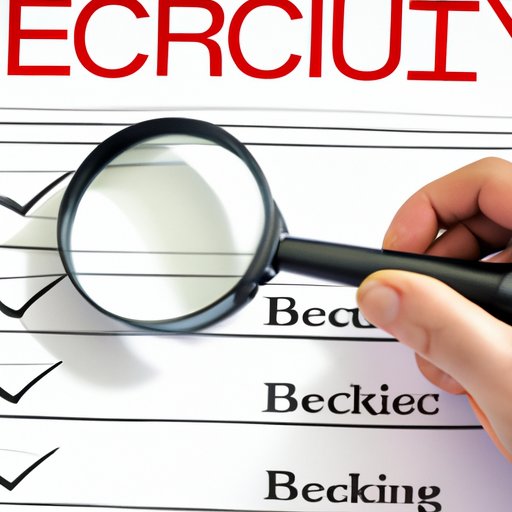 Investigating the Accuracy of Background Check Results