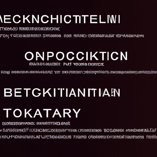 Definition of Cryptocurrency and Blockchain Technology