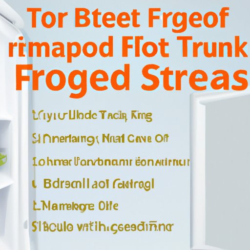 A Comprehensive List of Tips for Storing Food in the Freezer