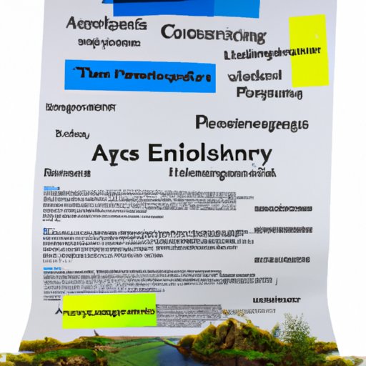 Analysis of the Topics Covered in the AP Environmental Science Exam