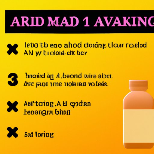 An Overview of When to Wait After Taking Advil Before Drinking