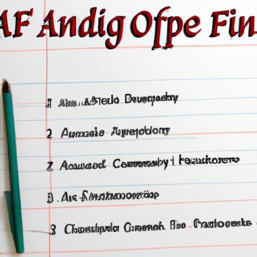 Outlining the Steps of Applying for Financial Aid