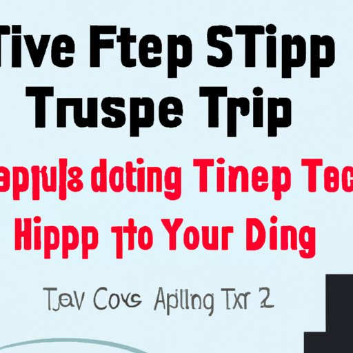 Tips for Filing Early to Reduce Processing Time