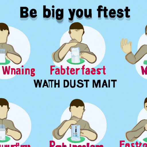 Tips for Remembering to Wait Before Drinking Water After Eating