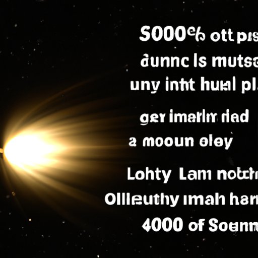 Calculating the Speed Necessary to Reach 300 Light Years in a Reasonable Amount of Time