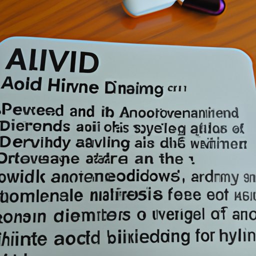 Exploring the Benefits of Advil and Its Side Effects