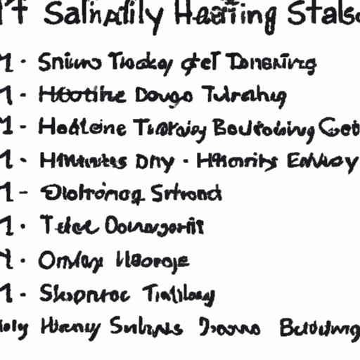 Outlining Strategies for Establishing Habits in 7 Days or Less