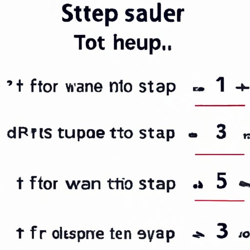 How to Estimate the Number of Steps Required for a Trip