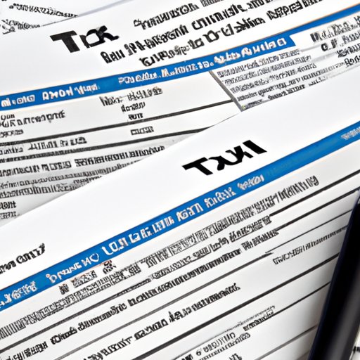 Common Tax Forms and Requirements