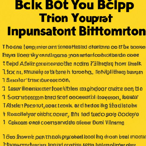 Tips on Managing Your Bitcoin Investments