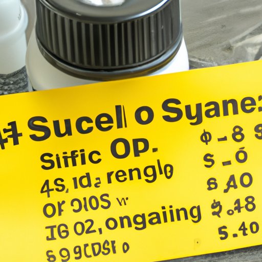 Cost of DIY Synthetic Oil Change