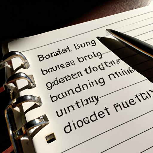 Budgeting for Establishing a Trust