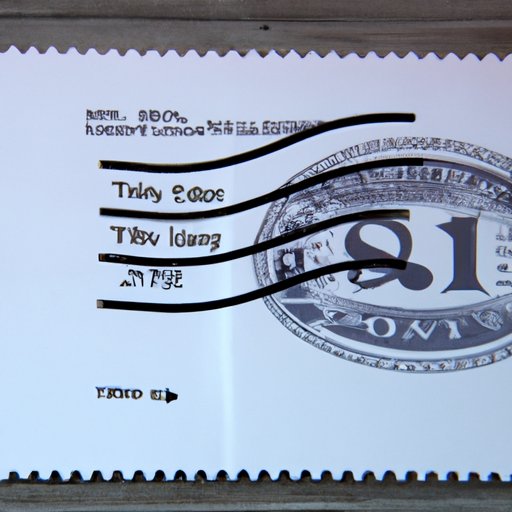 A Look at the Cost of Mailing a Letter with One Stamp