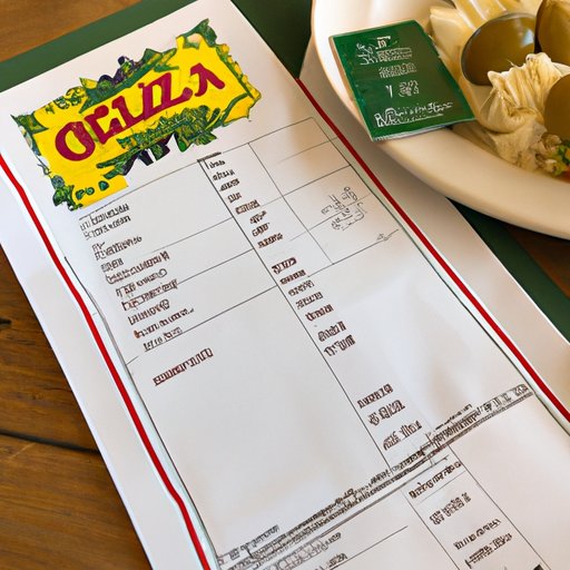 Pricing Out an Italian Adventure at Olive Garden